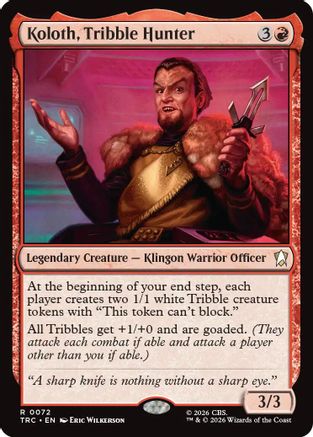 Image of Koloth, Tribble Hunter (TRK-072) - Star Trek