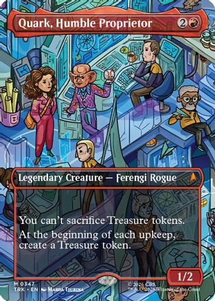 Image of Quark, Humble Proprietor (Borderless) (TRK-347) - Star Trek Foil