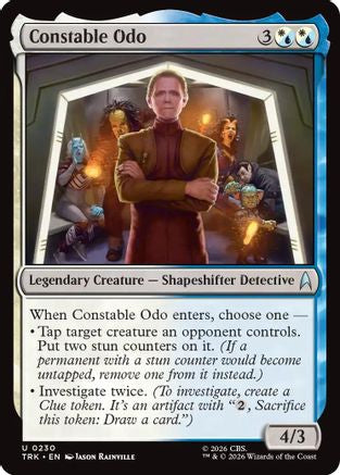 Image of Constable Odo (TRK-230) - Star Trek Foil