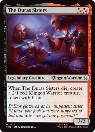 Image of The Duras Sisters (TRK-235) - Star Trek Foil