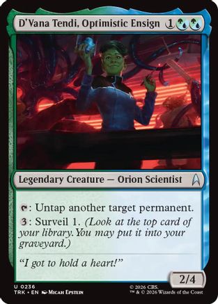 Image of D'Vana Tendi, Optimistic Ensign (TRK-236) - Star Trek Foil