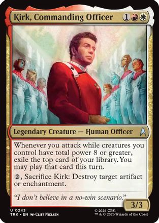 Image of Kirk, Commanding Officer (TRK-243) - Star Trek