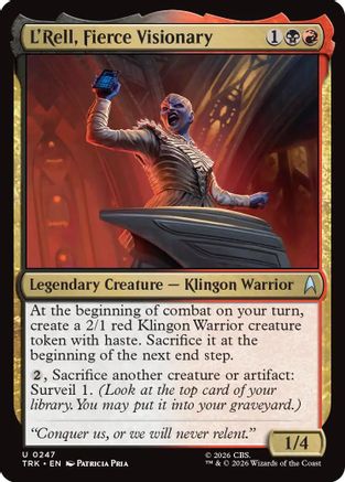 Image of L'Rell, Fierce Visionary (TRK-247) - Star Trek