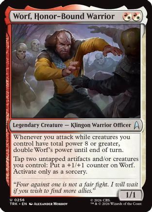 Image of Worf, Honor-Bound Warrior (TRK-256) - Star Trek