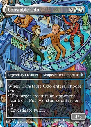 Image of Constable Odo (Borderless) (TRK-348) - Star Trek