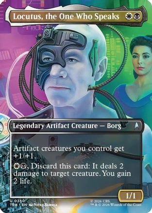 Image of Locutus, the One Who Speaks (Borderless) (TRK-360) - Star Trek