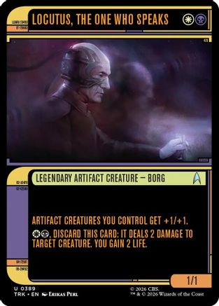 Image of Locutus, the One Who Speaks (Showcase) (TRK-389) - Star Trek Foil