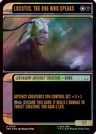 Image of Locutus, the One Who Speaks (Showcase) (Surge Foil) (TRK-523) - Star Trek Foil