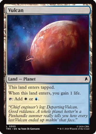 Image of Vulcan (TRK-305) - Star Trek Foil