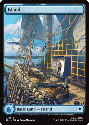 Image of Island (0313) (TRK-313) - Star Trek Foil