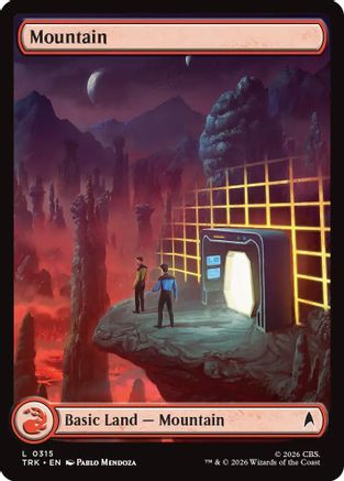 Image of Mountain (0315) (TRK-315) - Star Trek Foil