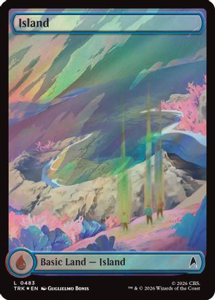 Image of Island (0483) (Surge Foil) (TRK-483) - Star Trek Foil