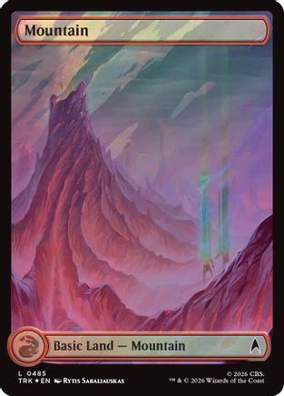 Image of Mountain (0485) (Surge Foil) (TRK-485) - Star Trek Foil