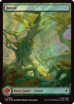 Image of Forest (0486) (Surge Foil) (TRK-486) - Star Trek Foil