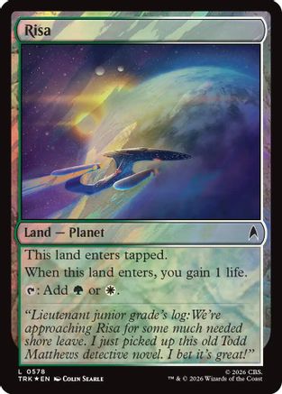 Image of Risa (Surge Foil) (TRK-578) - Star Trek Foil