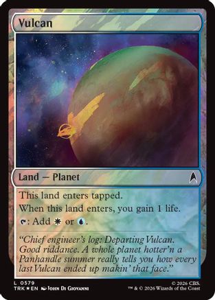 Image of Vulcan (Surge Foil) (TRK-579) - Star Trek Foil