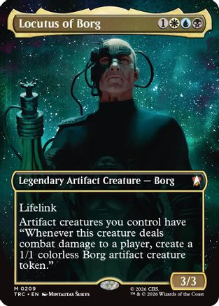 Image of Locutus of Borg (Borderless) (TRC-209) - Commander: Star Trek Foil