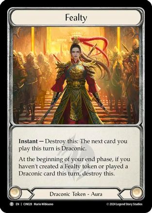 Image of Fealty (CIN028) - Blitz Deck: The Hunted - Cindra