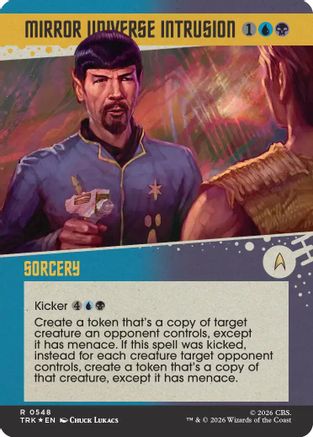 Image of Mirror Universe Intrusion (Showcase) (Surge Foil) (TRK-548) - Star Trek Foil
