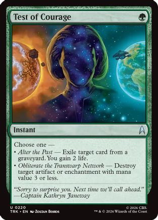 Image of Test of Courage (TRK-220) - Star Trek Foil