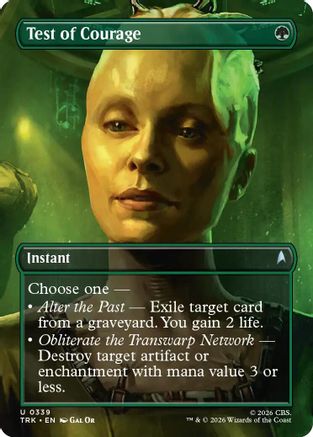 Image of Test of Courage (Borderless) (TRK-339) - Star Trek