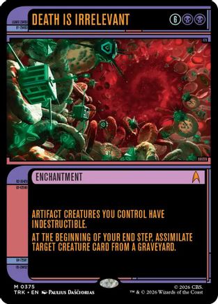 Image of Death Is Irrelevant (Showcase) (TRK-375) - Star Trek