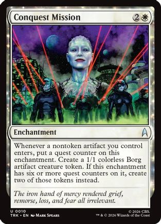 Image of Conquest Mission (TRK-010) - Star Trek Foil