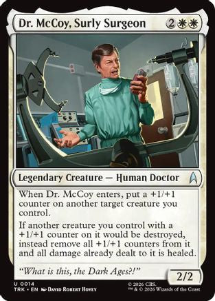 Image of Dr. McCoy, Surly Surgeon (TRK-014) - Star Trek Foil