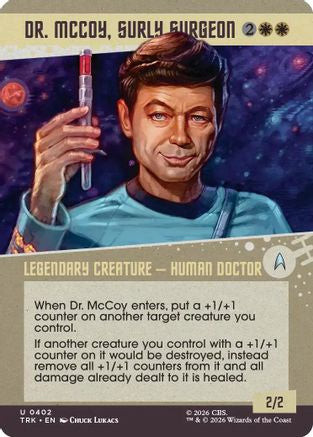Image of Dr. McCoy, Surly Surgeon (Showcase) (TRK-402) - Star Trek
