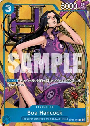 Image of Boa Hancock (OP13-051) (Mini Case Set Vol. 3 Sunohara Artwork) (OP13-051) - One Piece Promotion Cards Foil