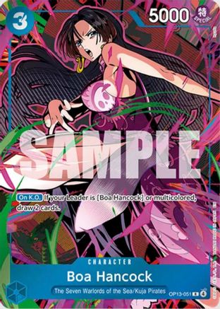 Image of Boa Hancock (OP13-051) (Mini Case Set Vol. 3 Ryuda Artwork) (OP13-051) - One Piece Promotion Cards Foil