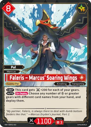 Image of Faleris - Marcus' Soaring Wings (EBP02-003) - BP02 Legends Awaken Foil