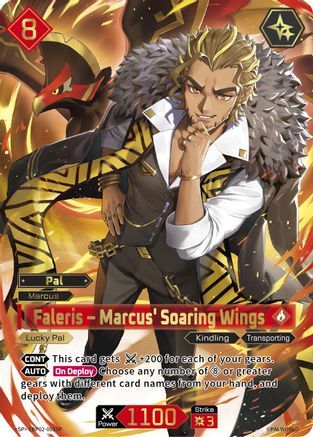 Image of Faleris - Marcus' Soaring Wings (SP) (EBP02-003SP) - BP02 Legends Awaken Foil