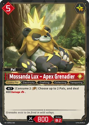 Image of Mossanda Lux - Apex Grenadier (EBP02-006) - BP02 Legends Awaken Foil