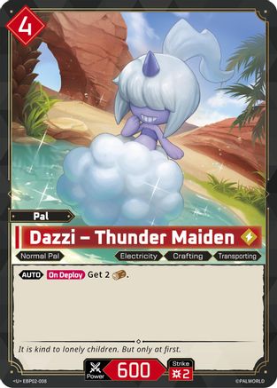 Image of Dazzi - Thunder Maiden (EBP02-008) - BP02 Legends Awaken