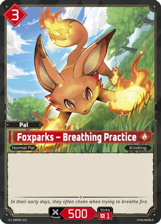 Image of Foxparks - Breathing Practice (EBP02-013) - BP02 Legends Awaken