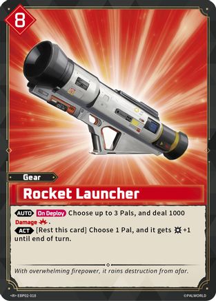 Image of Rocket Launcher (EBP02-018) - BP02 Legends Awaken Foil