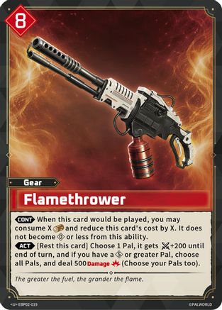Image of Flamethrower (EBP02-019) - BP02 Legends Awaken