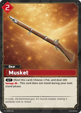 Image of Musket (EBP02-020) - BP02 Legends Awaken