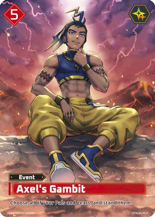 Image of Axel's Gambit (SR) (EBP02-022OSR) - BP02 Legends Awaken Foil