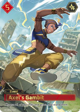 Image of Axel's Gambit (SP) (EBP02-022SP) - BP02 Legends Awaken Foil
