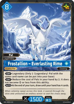 Image of Frostallion - Everlasting Rime (EBP02-025) - BP02 Legends Awaken Foil