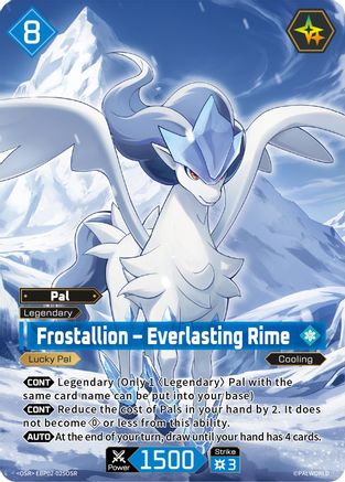 Image of Frostallion - Everlasting Rime (SR) (EBP02-025OSR) - BP02 Legends Awaken Foil