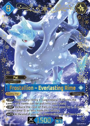 Image of Frostallion - Everlasting Rime (SSP) (EBP02-025SSP) - BP02 Legends Awaken Foil