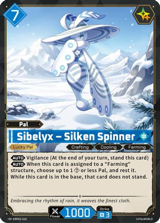 Image of Sibelyx - Silken Spinner (EBP02-028) - BP02 Legends Awaken Foil