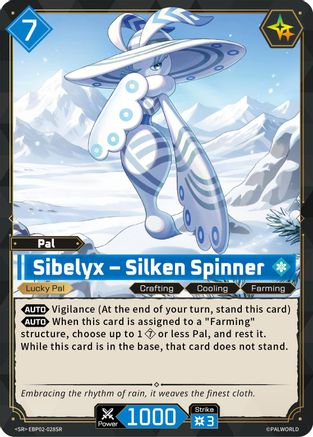 Image of Sibelyx - Silken Spinner (SR) (EBP02-028SR) - BP02 Legends Awaken Foil