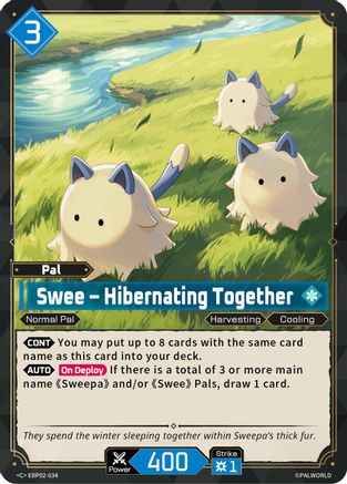 Image of Swee - Hibernating Together (EBP02-034) - BP02 Legends Awaken