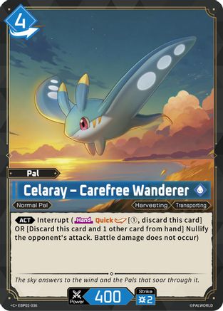 Image of Celaray - Carefree Wanderer (EBP02-036) - BP02 Legends Awaken