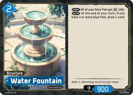 Image of Water Fountain (EBP02-040) - BP02 Legends Awaken