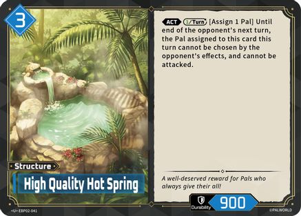 Image of High Quality Hot Spring (EBP02-041) - BP02 Legends Awaken